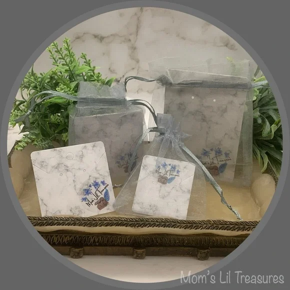 Silver Heart Pink Crystal Silver Doll Necklace Earring Set 14” Wellie Wisher 5/1 - Picture 11 of 15